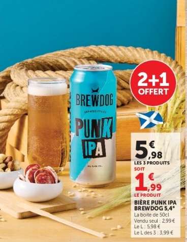 BIERE PUNK IPA BREWDOG 5,4°