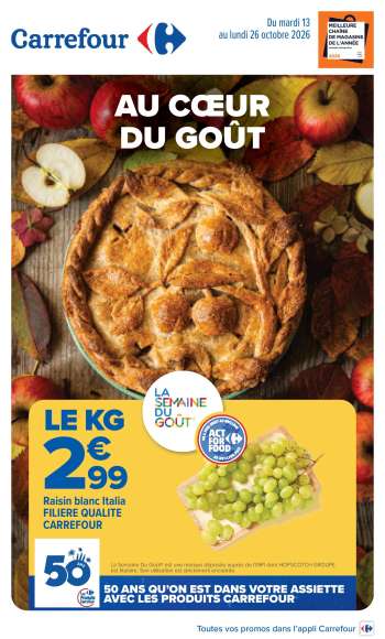 Catalogue Carrefour Hypermarchés - 13/10/2026 - 26/10/2026.