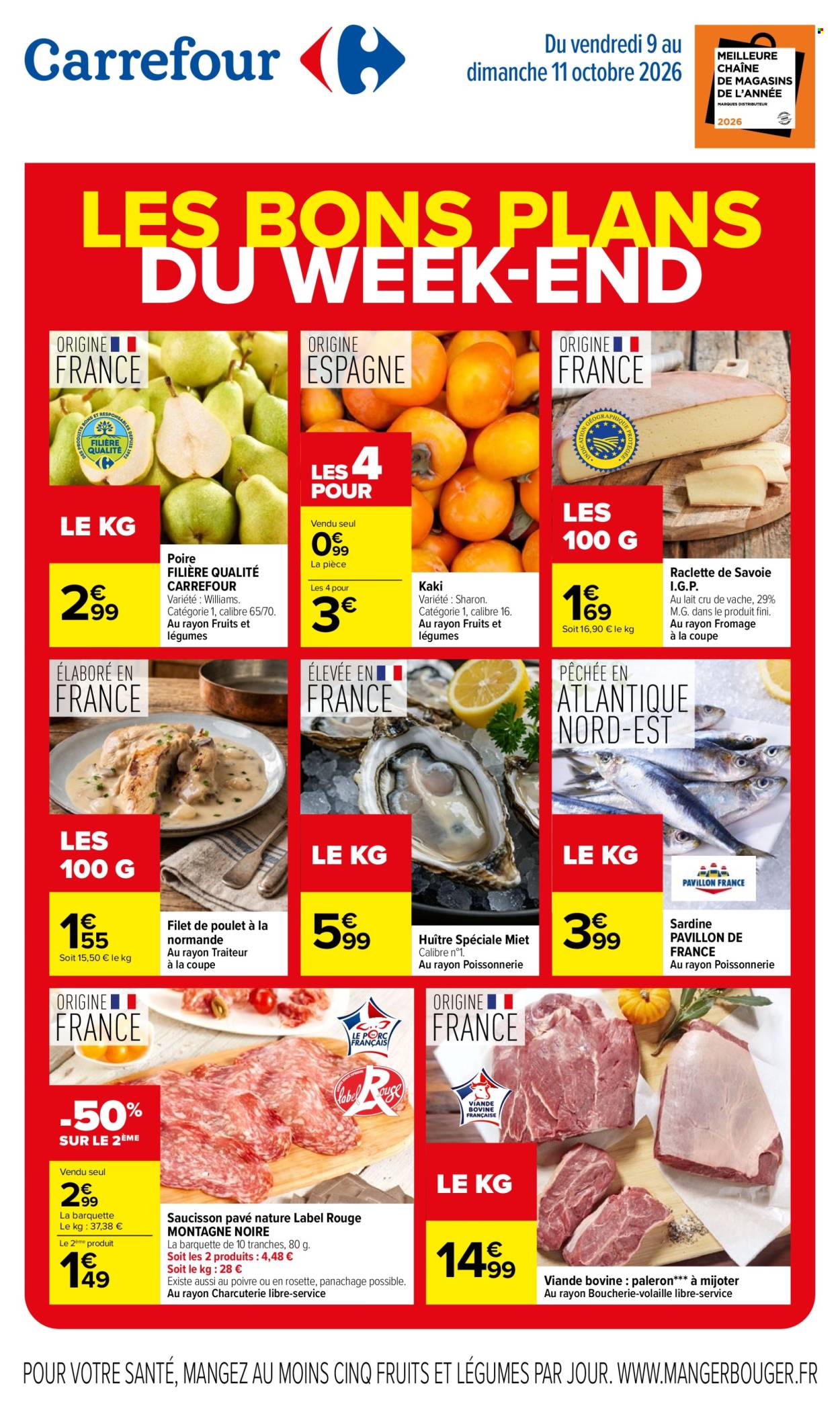 Catalogue Carrefour Hypermarchés - 09/10/2026 - 11/10/2026. Page 1