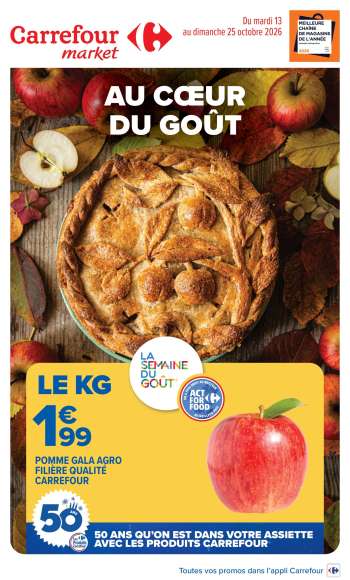 Catalogue Carrefour Market - 13/10/2026 - 25/10/2026.
