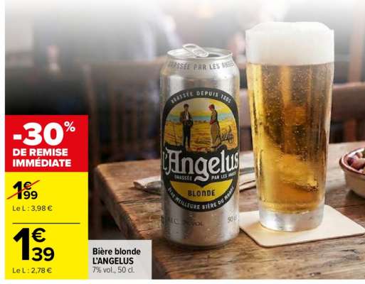 Bière Blonde L'Angelus