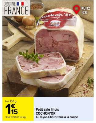 Petit salé lillois COCHON’OR