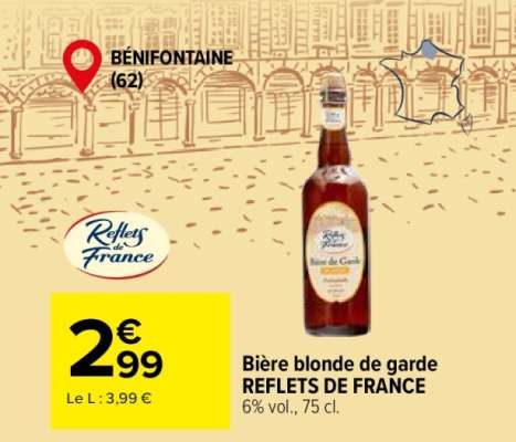 Bière blonde de Garde REFLETS DE FRANCE