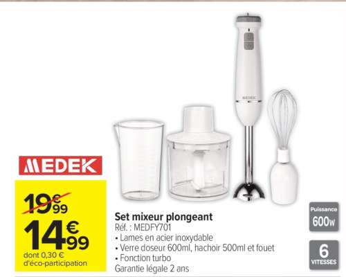Set mixeur plongeant