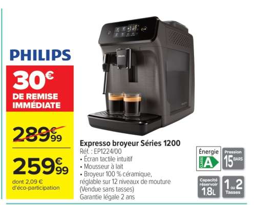 Expresso broyeur Séries 1200