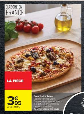 Bruschetta reine