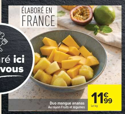 Duo mangue ananas
