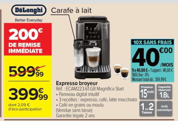 Expresso broyeur