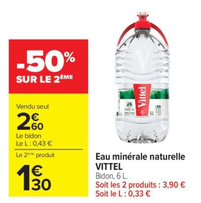 Eau Minérale Naturelle Vittel