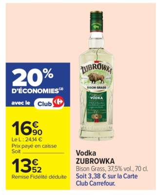 VODKA ZUBROWKA