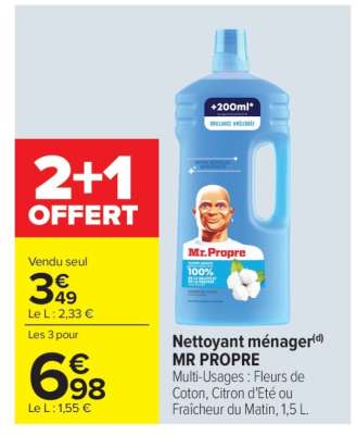 NETTOYANT MÉNAGER "MR PROPRE"