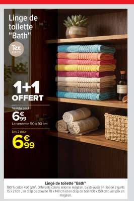 Linge de toilette "Bath"