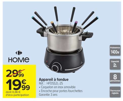 appareil à fondue