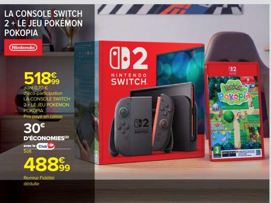 LA CONSOLE SWITCH 2 + LE JEU POKÉMON POKOPIA