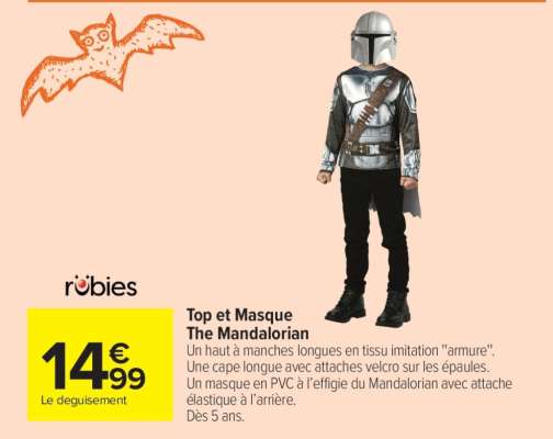 Top et Masque The Mandalorian