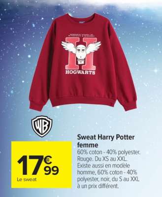 Sweat Harry Potter femme