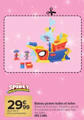 Bateau pirates bulles et toiles