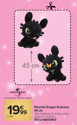 Peluche Dragon Krokmou