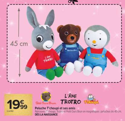Peluche T'choupi et ses amis