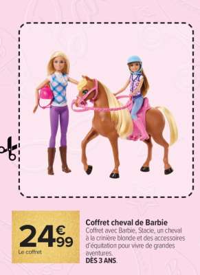 Coffret cheval de Barbie