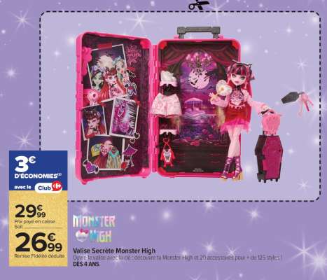 Valise Secrète Monster High