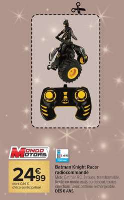 Batman Knight Racer radiocommandé