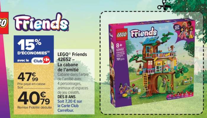 LEGO Friends 42652 – La cabane de l'amitié