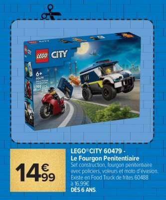 LEGO® CITY 60479 - Le Fourgon Penitentiaire