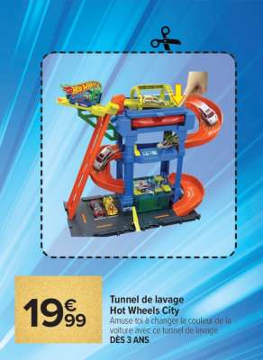 Tunnel de Lavage Hot Wheels City