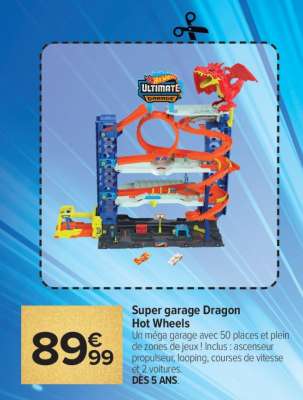 Super garage Dragon Hot Wheels