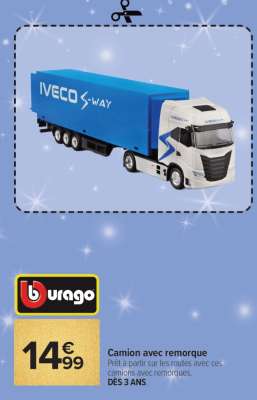 Camion avec remorque
