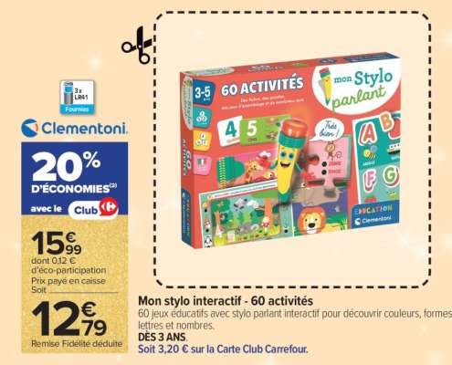 Mon stylo interactif - 60 activités