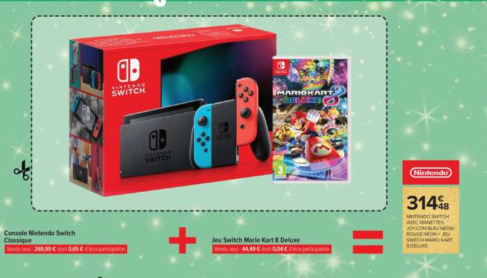 Nintendo Switch + Mario Kart 8 Deluxe
