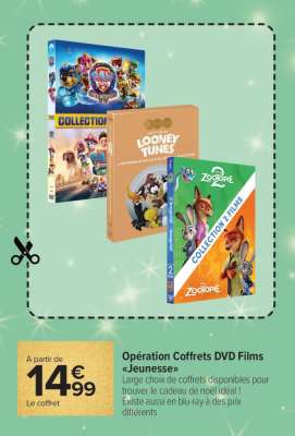 Opération Coffrets DVD Films «Jeunesse»