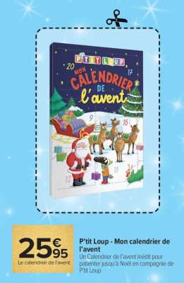 P’tit Loup - Mon calendrier de l’avent