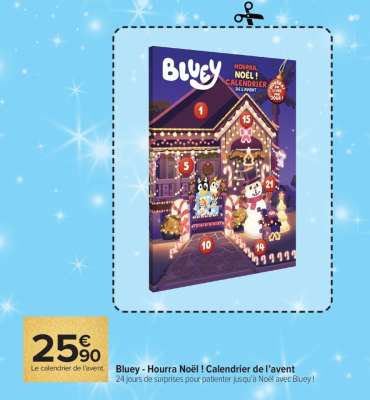 Bluey - Hourra Noël ! Calendrier de l’avent