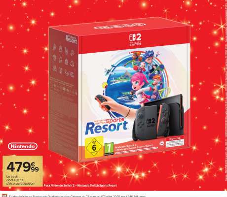 Pack Nintendo Switch 2 - Nintendo Switch Sports Resort