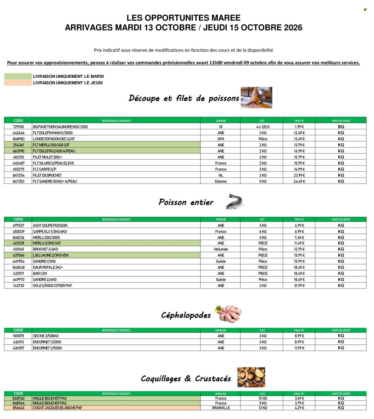 Catalogue Promocash - 13/10/2026 - 15/10/2026. Page 1