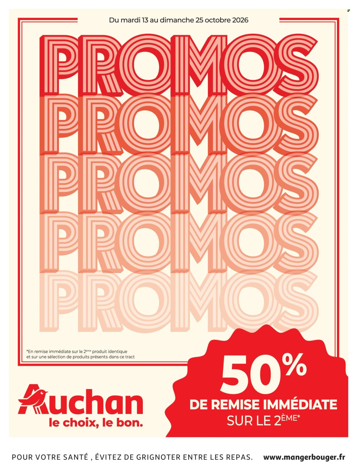 Catalogue Auchan - 13/10/2026 - 25/10/2026. Page 1