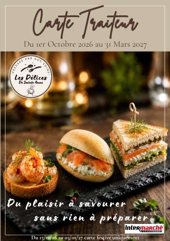 Catalogue Intermarché Super - 01/10/2026 - 31/03/2027.
