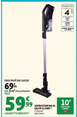 ASPIRATEUR BALAI Qilive Q.5385
