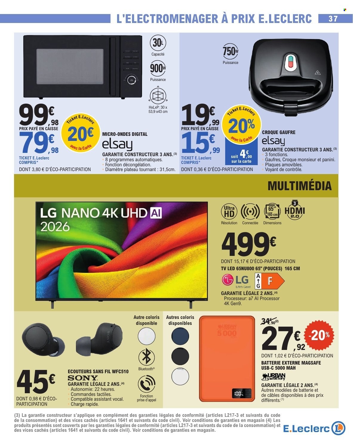Catalogue E.Leclerc - 13/10/2026 - 24/10/2026. Page 37