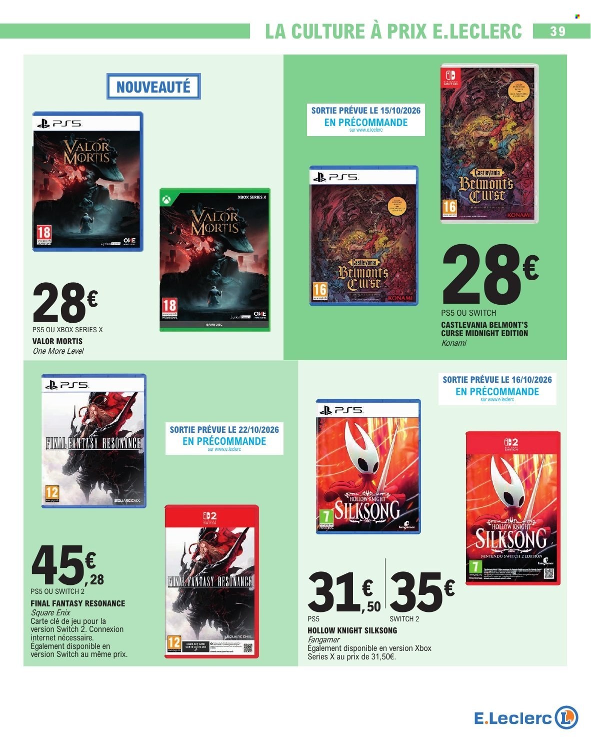 Catalogue E.Leclerc - 13/10/2026 - 24/10/2026. Page 39
