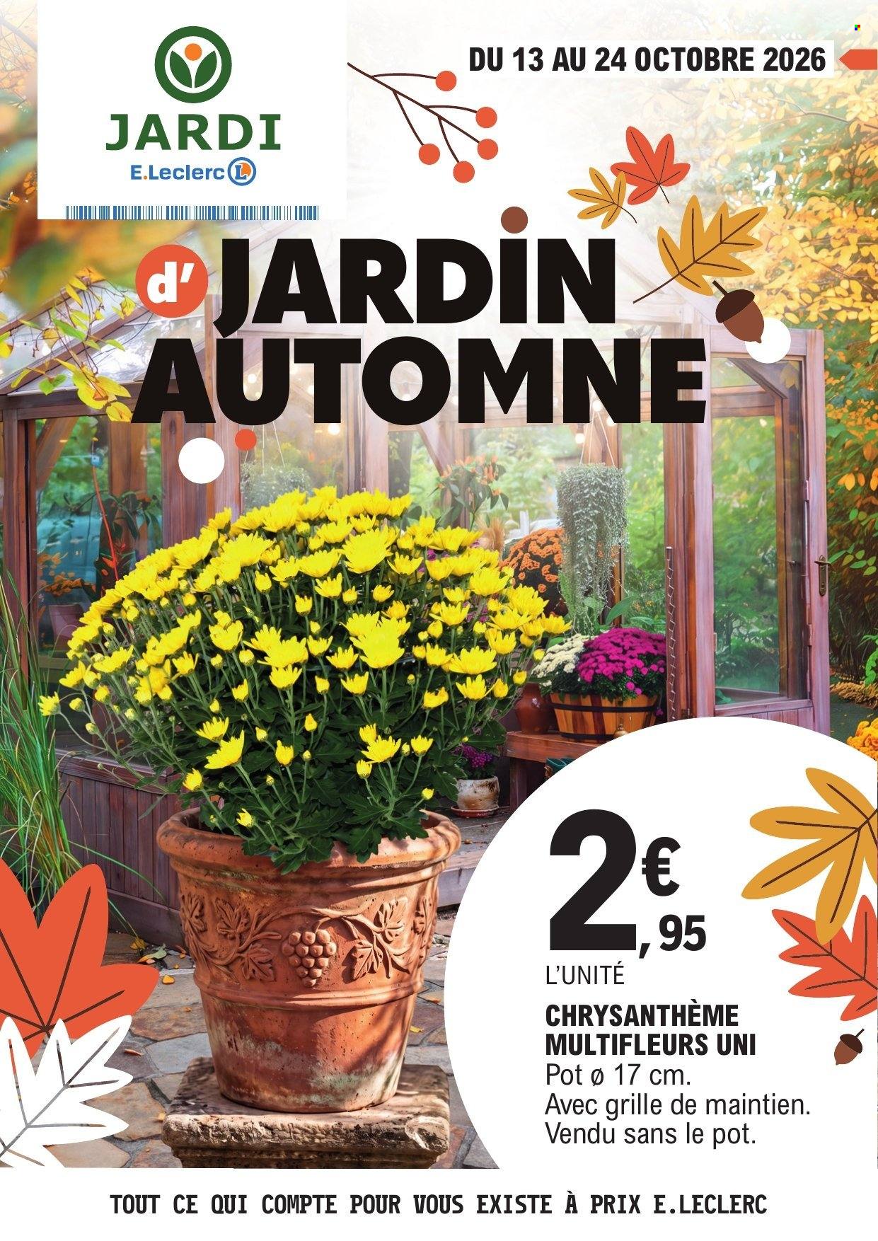 Catalogue E.Leclerc - 13/10/2026 - 24/10/2026. Page 1