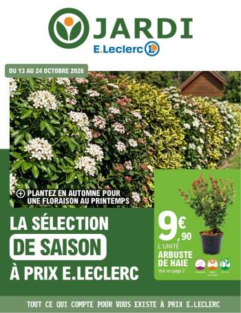 Catalogue E.Leclerc - 13/10/2026 - 24/10/2026.