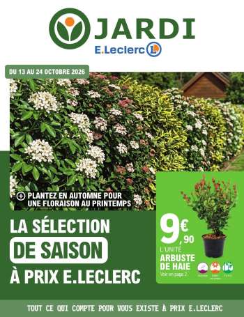 Catalogue E.Leclerc - 13/10/2026 - 24/10/2026.