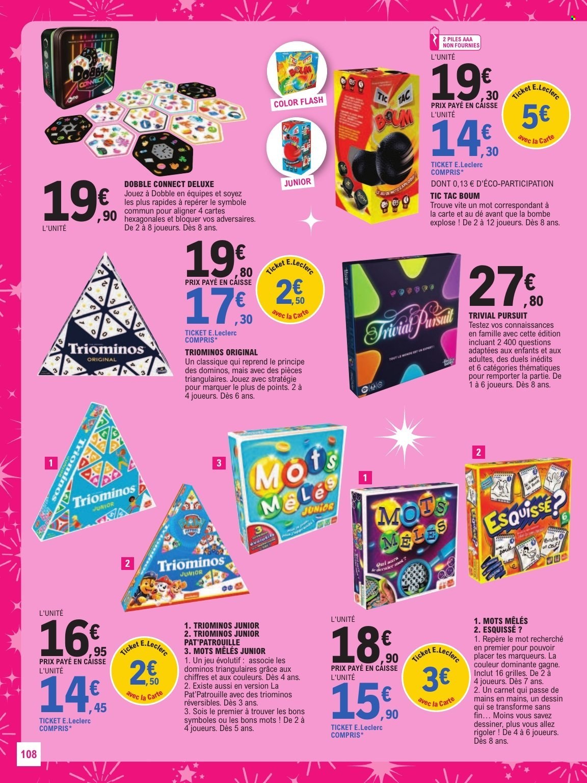 Catalogue E.Leclerc - 13/10/2026 - 05/12/2026. Page 108