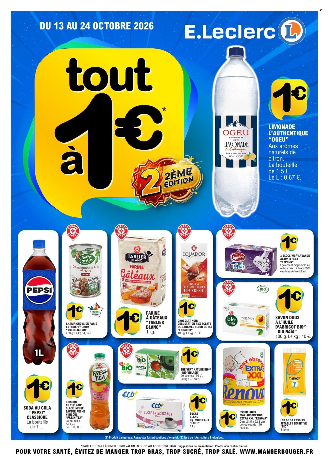 Catalogue E.Leclerc - 13/10/2026 - 24/10/2026. Page 1