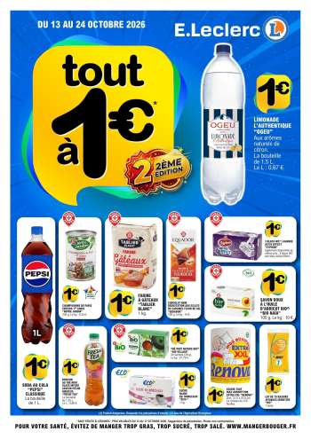 Catalogue E.Leclerc - 13/10/2026 - 24/10/2026.
