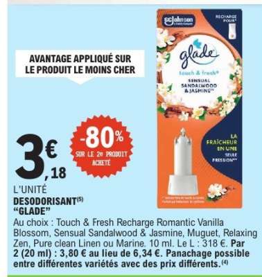 DÉSODORISANT “GLADE”
